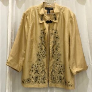 MAKE AN OFFER‼️Anne Carson Ope Front Blouse 2X